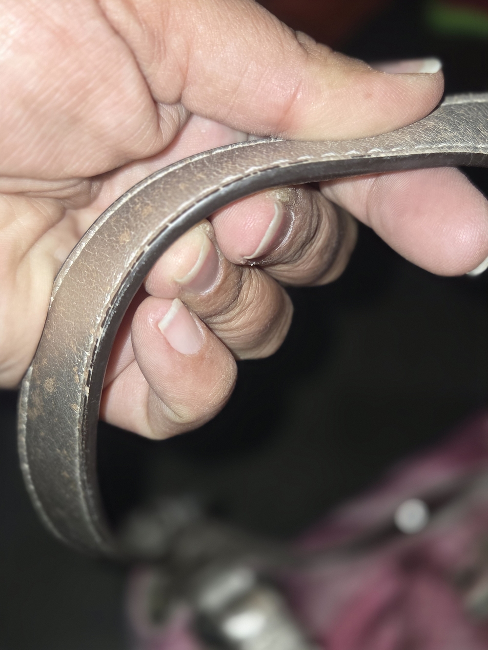Rare 2012 Coach Madison Maggie Pink Floral Snake Embossed Hobo Bag 19642 - Picture 11 of 11